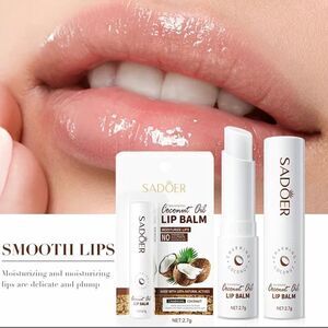 NEW … SADOER “Coconut Oil” Lip Balm